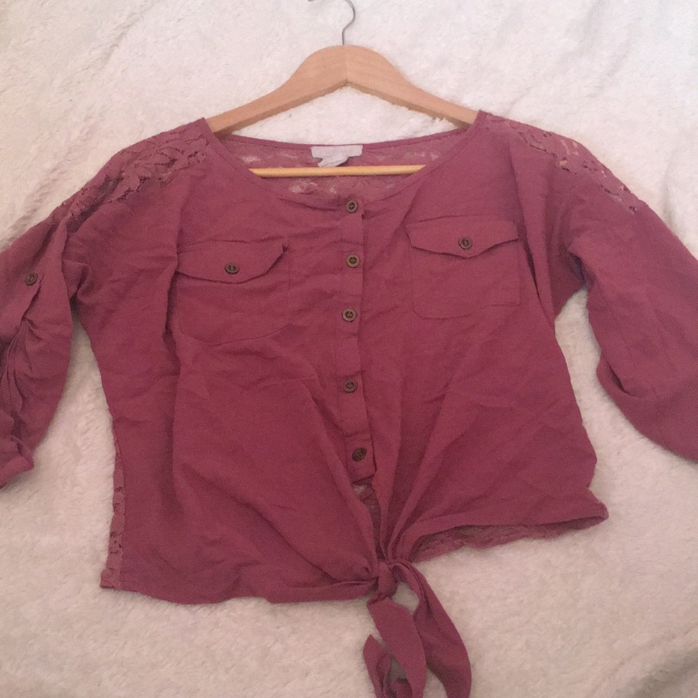 Crop top blouse